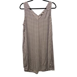 GAP 60s-Inspired Mod Style Geometric Shift Dress Sleeveless Lightweight Sz M